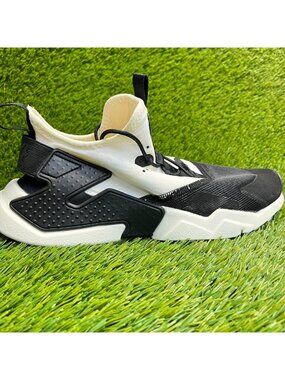 Nike Huarache Drift Boys Size 7Y Black White Athletic Running Shoes Sneakers